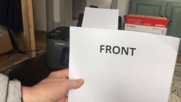 How to: Load Paper in a CANON Pixma TS3400 Series and Printing on Both Sides of a Page