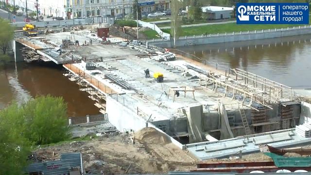 Реконструкция Юбилейного моста г. Омск смотреть онлайн