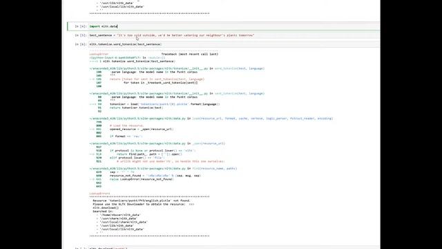 NLTK word_tokenize fix for Python 3 смотреть онлайн