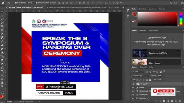 NPP BREAK THE 8 SYMPOSIUM | FLYER DESIGN смотреть онлайн