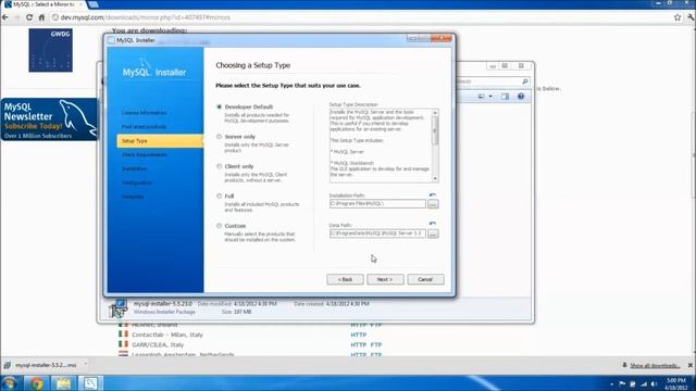 Installing MySQL5.5 смотреть онлайн