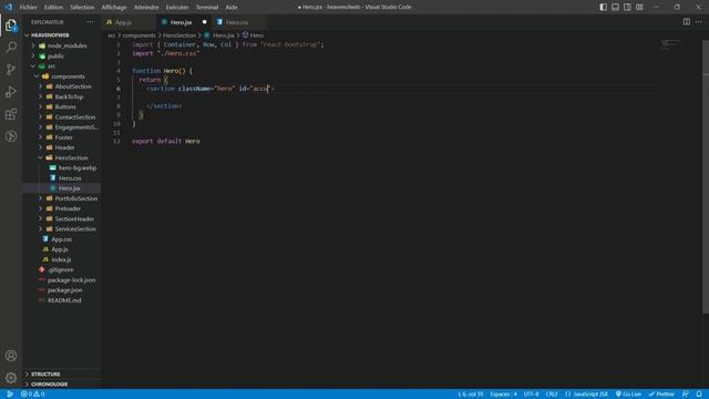 ReactJS Tutorial: Episode 6 - Hero Component JSX смотреть онлайн