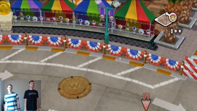 TINY HEROES - Mario Sluggers 2 Player Gameplay! смотреть онлайн