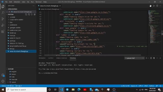 Virtual Assistant in Python || By Go Up Automation смотреть онлайн