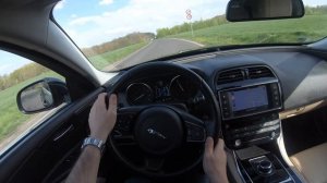 Jaguar XE | 4K POV Test Drive #221 Joe Black