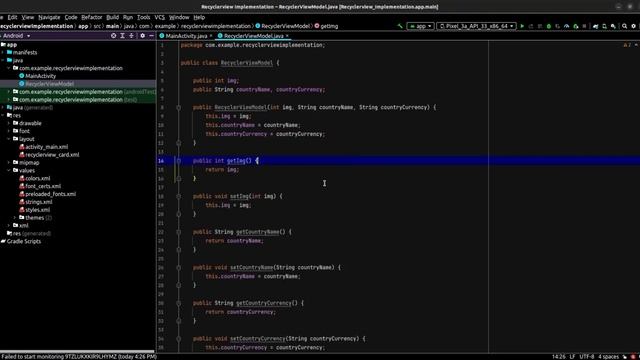 Recyclerview in Android Studio | Part 1 смотреть онлайн