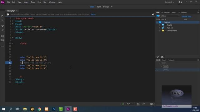PHP Comments TUTORIAL-2 HINDI смотреть онлайн