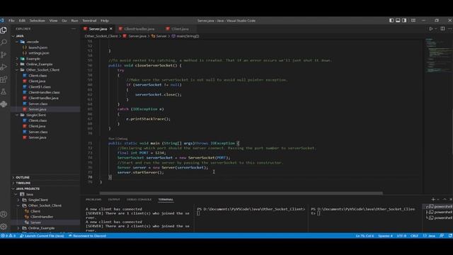 Activity 3 | Sacote, Robby William & Noval, Louis Gio | Java Socket Programming смотреть онлайн