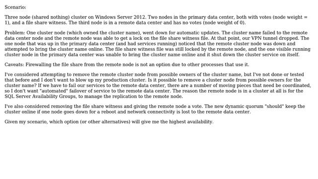 DevOps & SysAdmins: Dealing with Stretch (Geo) Cluster Node Failures (2 Solutions!!) смотреть онлайн
