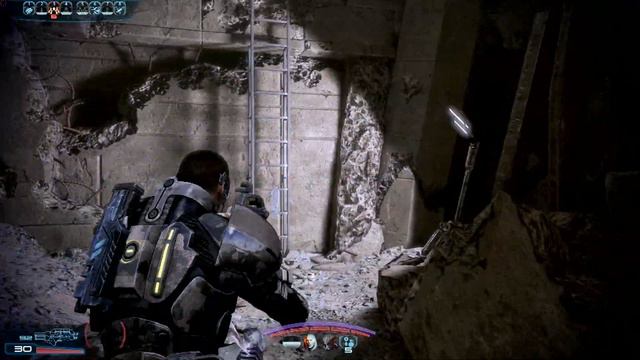 Mass Effect 3-Tuchanka landing and Owning a Harvester. смотреть онлайн