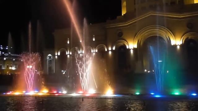 Красивые поющие фонтаны  Ереван  Erevan Full HD