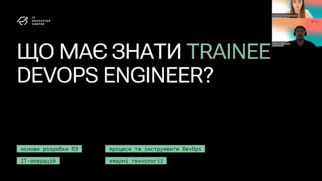 Інтенсив «Професія DevOps-інженер: твій неочевидний шлях в ІТ». День 2 смотреть онлайн