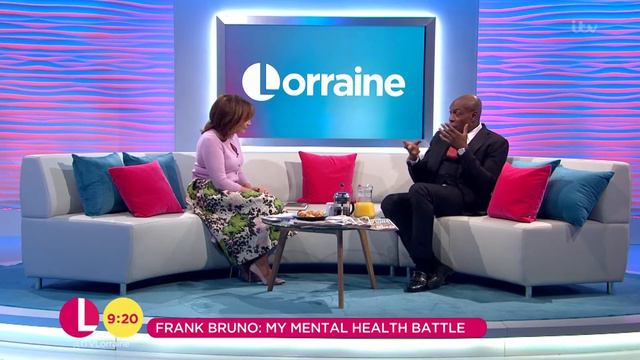 Frank Bruno Endorses Exercise as a Mental Health Aid | Lorraine смотреть онлайн