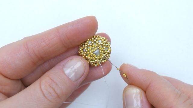 Handmade jewelry - Earrings with 16 mm rivolis - tutorial смотреть онлайн
