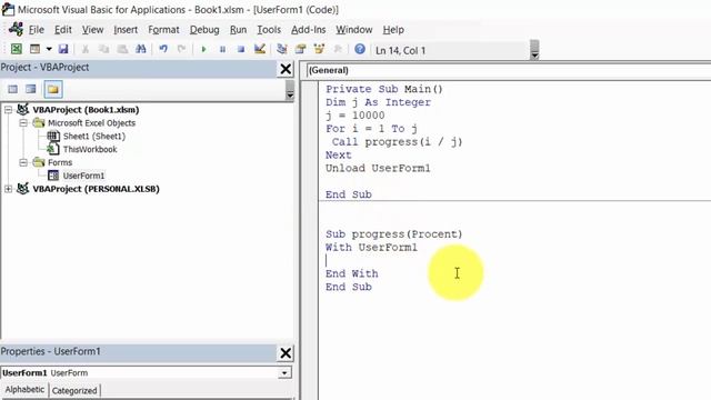 Excel VBA how to create Progress Bar смотреть онлайн