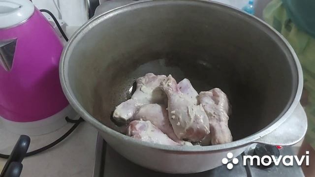 КУРИНЫЕ НОЖКИ В КАЗАНЕ/ПО ДОМАШНЕМУ #еда #рецепты #интересно #курица #ножки смотреть онлайн