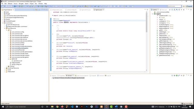 Partie 3 : Formation Java EE avec Spring Framework - Application de gestion Zcommerce смотреть онлайн