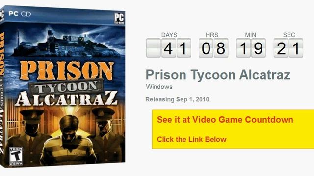 Prison Tycoon Alcatraz PC Countdown смотреть онлайн