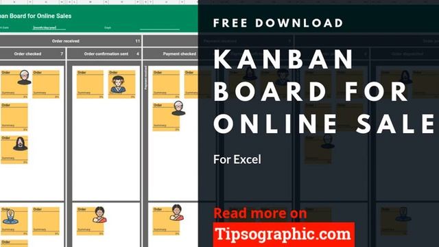Kanban Board for Online Sales ►Free Excel Download смотреть онлайн