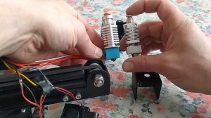 Установка хотэнда E3D V6 и его обдува на Ender 3 Pro.mp4