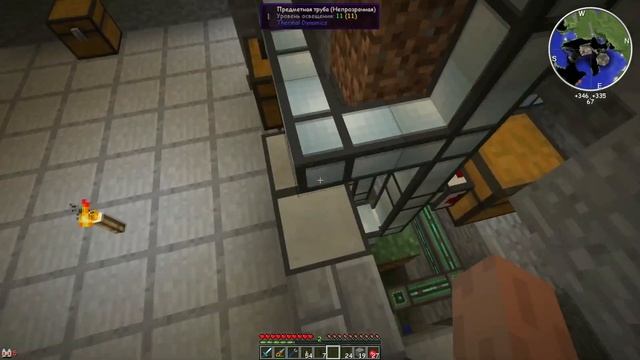 Minecraft HiTech - #5 Переработка руды 1 к 5.Mekanism. смотреть онлайн