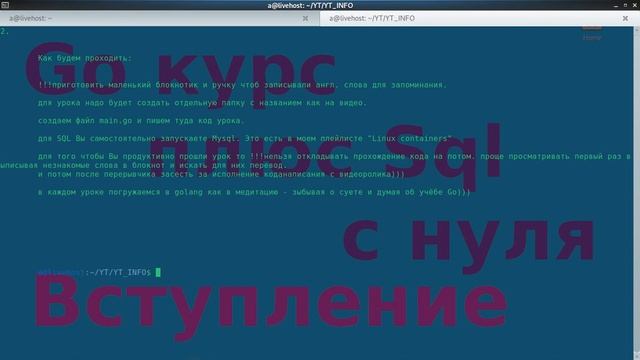 Go курс Плюс - с нуля. 1 часть. Вступление смотреть онлайн