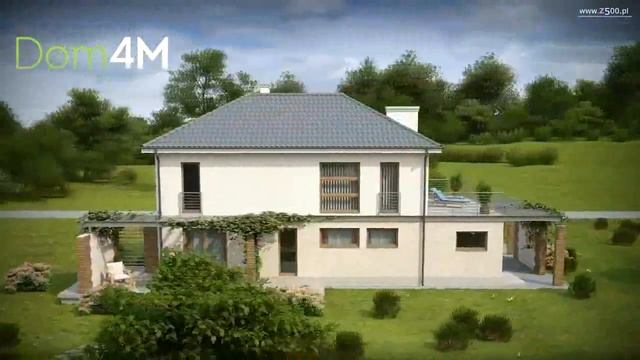 4M690 Проект двухэтажного коттеджа 10м на 20м смотреть онлайн