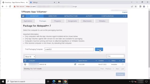 Creating an Application Package with App Volumes 4 смотреть онлайн