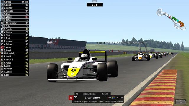 2019 FFSA F4 Championship | Race in Nogaro (5 laps) | (Assetto Corsa) смотреть онлайн