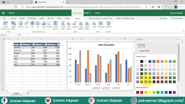 Cara Praktis Membuat Grafik di Microsoft Excel Office 365 смотреть онлайн