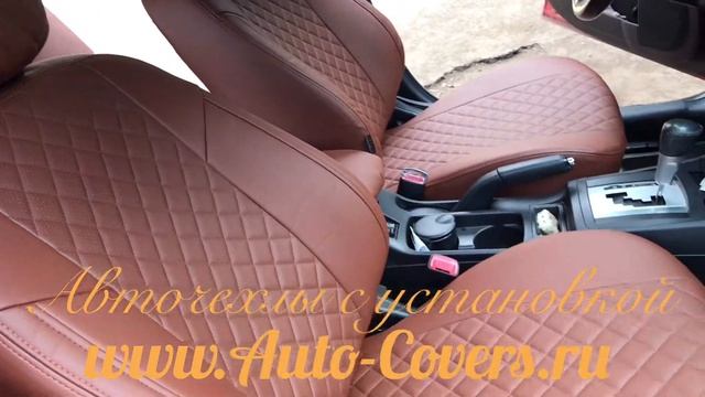 Чехлы на Митсубиси Лансер 10 с установкой. Автопилот. смотреть онлайн