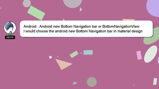 Android : Android new Bottom Navigation bar or BottomNavigationView смотреть онлайн