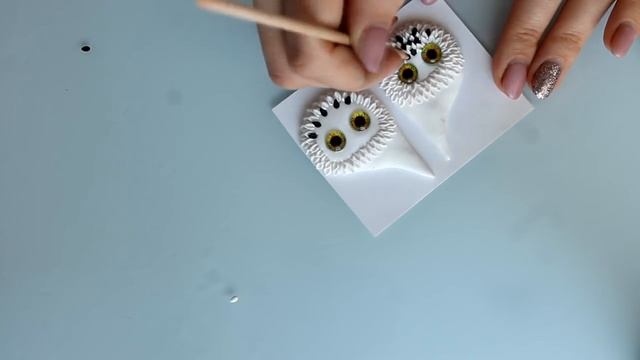 Мастер-класс: Парные броши "Совы" из полимерной глины FIMO/polymer clay tutorial смотреть онлайн