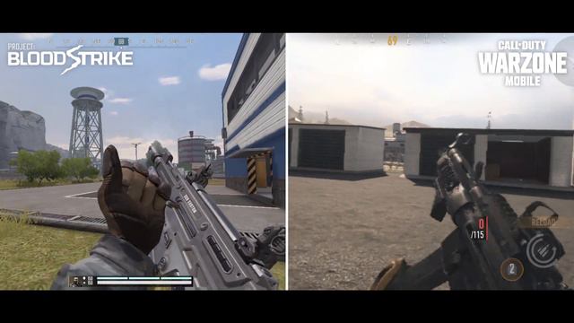Call of Duty Warzone Mobile VS Project Bloodstrike Comparison смотреть онлайн