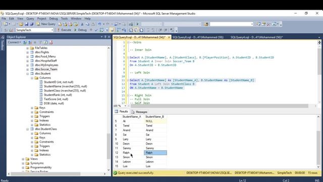 SQL Tutorials - 17.Join in SQL смотреть онлайн