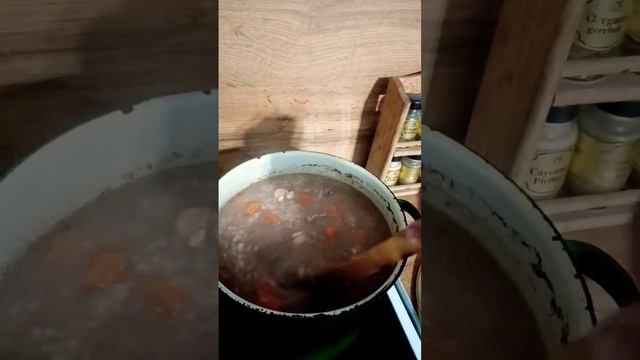 варю собаке еду. Собачьим кормом не кормим.натуралка. говядина +морковь +рис. #животные #жизньвселе смотреть онлайн