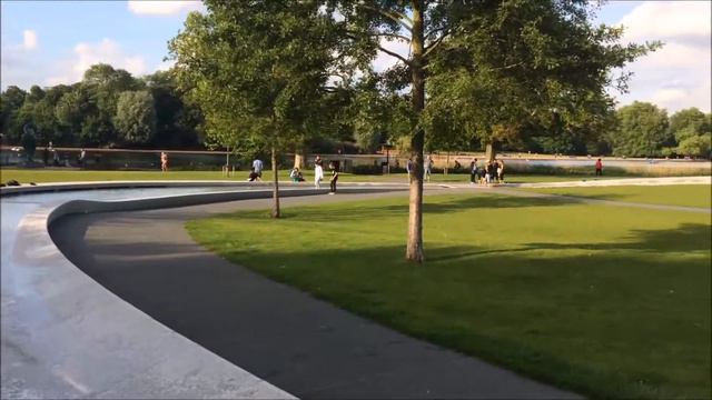The Diana, Princess of Wales, Memorial Fountain - Hyde Park, London, U.K. смотреть онлайн