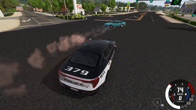 Пит манёвр на большой скорости в BeamNG drive смотреть онлайн