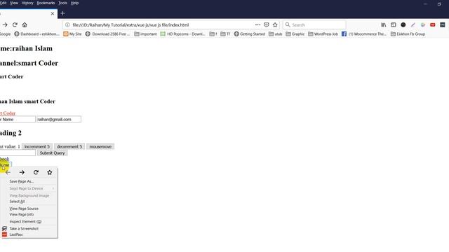 Vue Js Tutorial for beginners in BANGLA(#16) capture event modifier смотреть онлайн