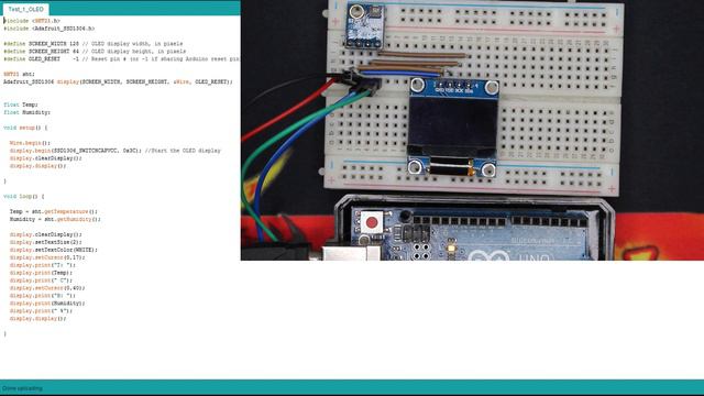 Use SHT-21 / GY-21 to Measure Temperature and Humidity with Arduino + OLED/LCD смотреть онлайн