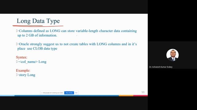 L-4: Oracle data types смотреть онлайн
