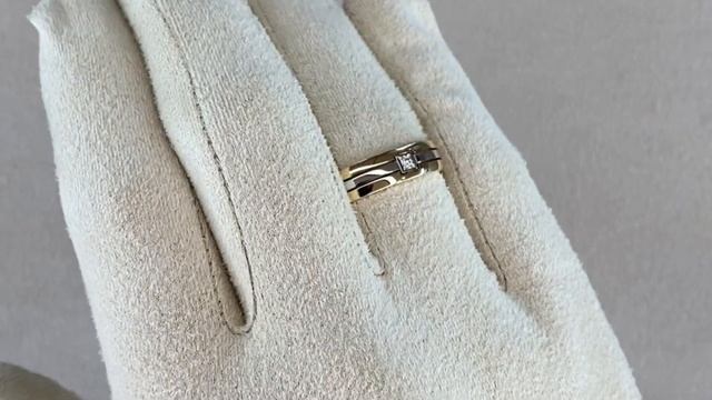 Обручальное кольцо с бриллиантом *937-110* смотреть онлайн