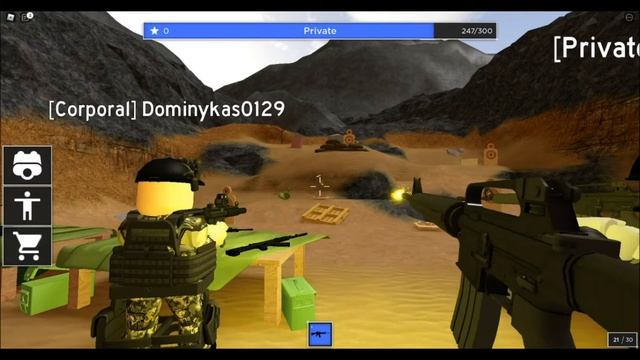 СТАЛ ВОЕННЫМ В ROBLOX! смотреть онлайн