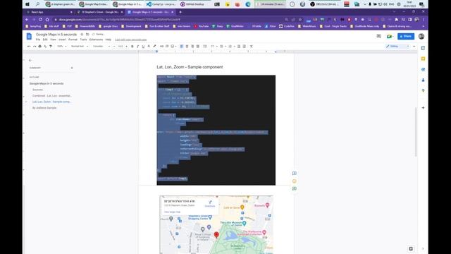 React Google Maps in 5 seconds, Latitude, Longitude, Address - React, JavaScript Google Maps смотреть онлайн