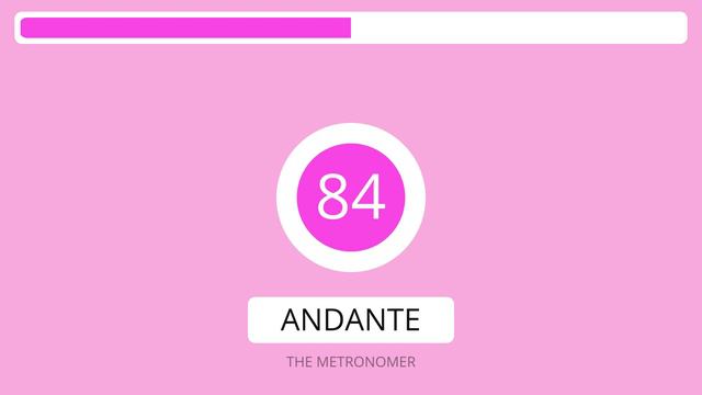 1 Hour 84 BPM Metronome | Speed : Andante смотреть онлайн