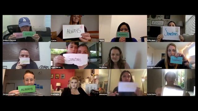 Always Sometimes Never- Online Facilitation смотреть онлайн