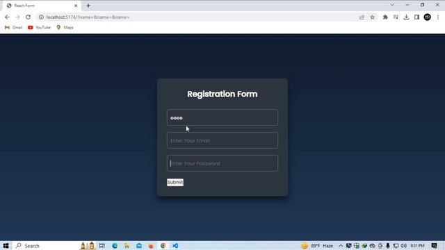 Create Registration Form In React JS | Get Input Values смотреть онлайн