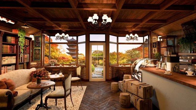 Morning Jazz At Cozy Coffee Shop Ambience - Relaxing Jazz Piano Music For Cafe, Study, Work смотреть онлайн