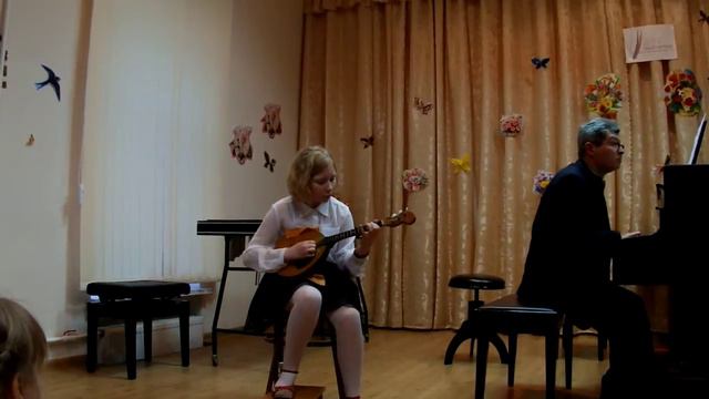 Домра 1 класс, "Вдоль, да по Речке" смотреть онлайн