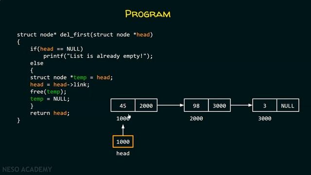 49 Single Linked List Deleting the First Node смотреть онлайн
